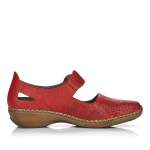 náhled Dámské polobotky RIEKER 413G6-33 červená S1