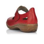 náhled Dámské polobotky RIEKER 413G6-33 červená S1