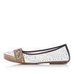 náhled Dámské baleríny RIEKER RIE-10100474-S1 bílá