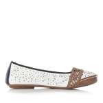 náhled Dámské baleríny RIEKER RIE-10100474-S1 bílá