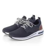 náhled Pánské polobotky RIEKER B4761-14 modrá S2