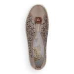 náhled Dámské mokasíny RIEKER RIE-10100643-S1 béžová