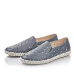 náhled Dámské mokasíny RIEKER RIE-10100644-S1 modrá