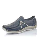 náhled Dámské mokasíny RIEKER RIE-10100648-S1 modrá