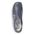 náhled Dámské mokasíny RIEKER RIE-10100648-S1 modrá