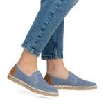 náhled Dámské mokasíny RIEKER L7873-12 modrá S6