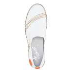 náhled Dámské mokasíny RIEKER M2251-80 bílá S1