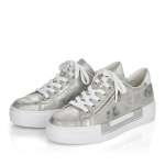 náhled Dámské tenisky RIEKER N49C2-41 stříbrná S2
