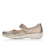 náhled Dámské polobotky REMONTE RIE-10100865-S1 zlatá