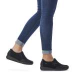 náhled Dámské mokasíny RIEKER RIE-10101488-W1 černá