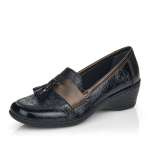 náhled Dámské mokasíny RIEKER RIE-10101489-W2 černá