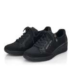 náhled Dámské polobotky RIEKER RIE-10101633-W2 černá