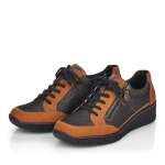 náhled Dámské polobotky RIEKER RIE-10101634-W1 hnědá