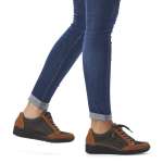 náhled Dámské polobotky RIEKER RIE-10101634-W1 hnědá