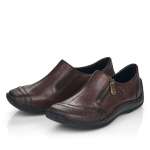 náhled Dámské mokasíny RIEKER RIE-10101688-W1 hnědá