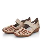 náhled Dámské polobotky RIEKER 41369-61 béžová S2