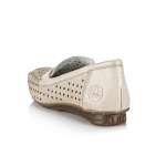 náhled Dámské mokasíny RIEKER 43561-60 béžová S2