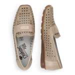 náhled Dámské mokasíny RIEKER 43561-60 béžová S2