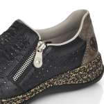 náhled Dámské polobotky RIEKER RIE-10101920-S2 černá