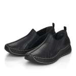 náhled Dámské mokasíny RIEKER RIE-10101930-S3 černá