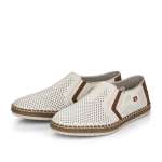 náhľad Pánske mokasíny RIEKER B5297-80 biela S6