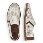 náhľad Pánske mokasíny RIEKER B5297-80 biela S6