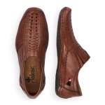 náhled Pánské mokasíny RIEKER RIE-10102237-S2 hnědá