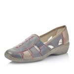 náhled Dámské mokasíny RIEKER RIE-10102269-S2 modrá