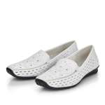 náhled Dámské mokasíny RIEKER RIE-10102274-S2 bílá