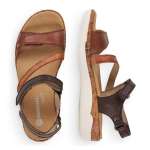 náhled Dámské sandály REMONTE R6850-25 hnědá S2