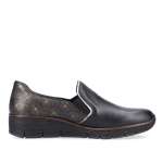náhled Dámské mokasíny RIEKER RIE-10103021-W2 černá