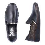 náhled Dámské mokasíny RIEKER RIE-10103021-W2 černá