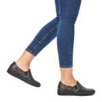 náhled Dámské mokasíny RIEKER RIE-10103021-W2 černá