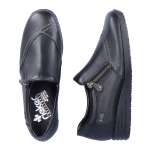 náhled Dámské polobotky RIEKER RIE-10103030-W2 černá