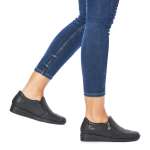 náhled Dámské polobotky RIEKER RIE-10103030-W2 černá