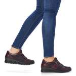 náhled Dámské polobotky REMONTE RIE-10103046-W2 červená