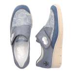 náhled Dámské polobotky RIEKER 537C0-15 modrá S3