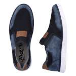 náhled Pánské mokasíny RIEKER B2250-14 modrá S3