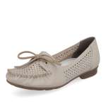 náhled Dámské mokasíny RIEKER 40080-60 béžová S3