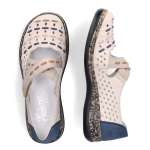 náhled Dámské baleríny RIEKER 46378-90 béžová S3