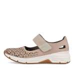 náhled Dámské baleríny RIEKER 48150-60 béžová S3