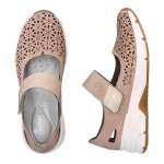 náhled Dámské baleríny RIEKER 48150-60 béžová S3