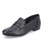 náhled Dámské mokasíny RIEKER 51954-01 černá S4