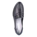 náhled Dámské mokasíny RIEKER 51954-01 černá S4