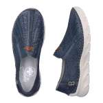 náhled Dámské mokasíny RIEKER RIE-10104043-S3 modrá