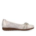 náhled Dámské baleríny RIEKER L9368-60 zlatá S3
