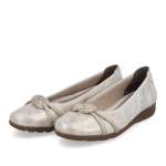 náhled Dámské baleríny RIEKER L9368-60 zlatá S3