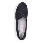 náhled Dámské mokasíny RIEKER N0955-00 černá S3