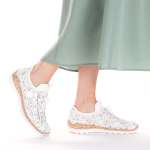 náhled Dámské tenisky RIEKER N4280-90 bílá S3