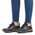 náhled Dámské polobotky RIEKER N3256-45 šedá W3